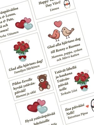 Ystävänpäivätervehdys